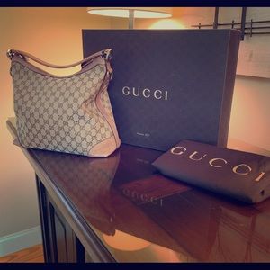 Gucci Monogram Miss GG Hobo Purse